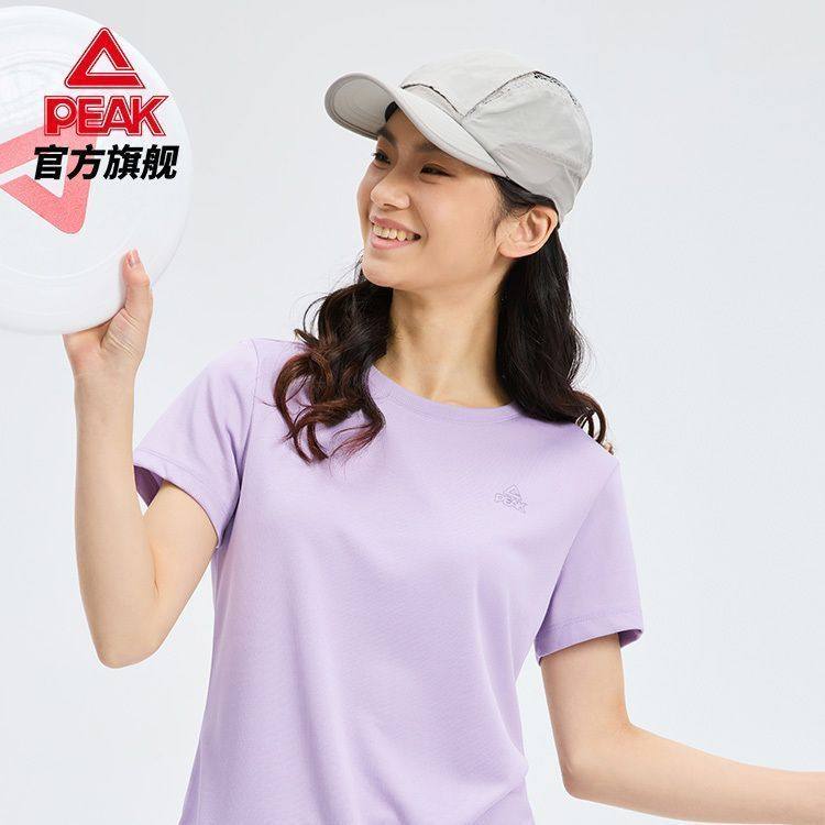 匹克速干运动短袖女士潮流T恤夏季新款透气跑步健身上衣吸湿速干