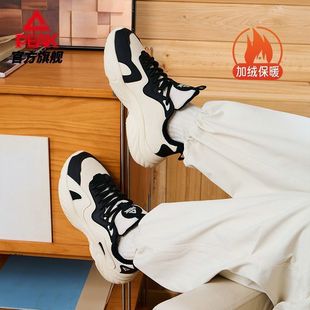 匹克小胖鞋棉鞋男女鞋加绒保暖厚底增高复古百搭运动鞋官方正品