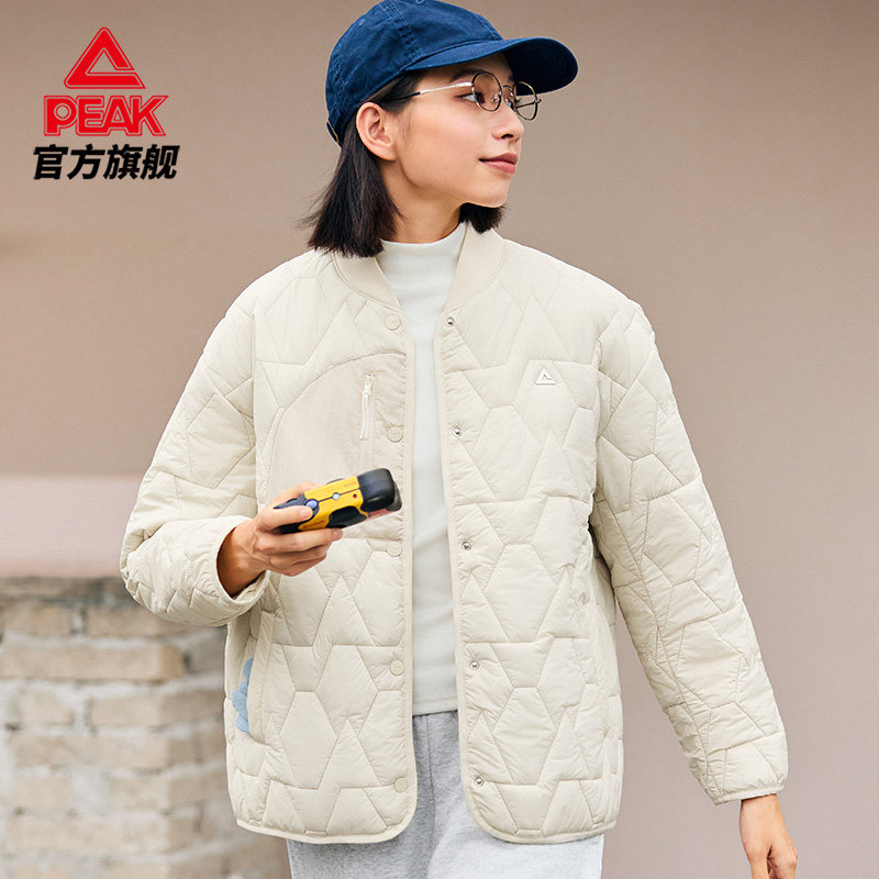 匹克薄棉衣女士保暖运动棉服防风运动外套休闲开衫棒球服休闲百搭,男装,棉衣,淘宝优惠券,粉丝福利购,淘宝优惠卷