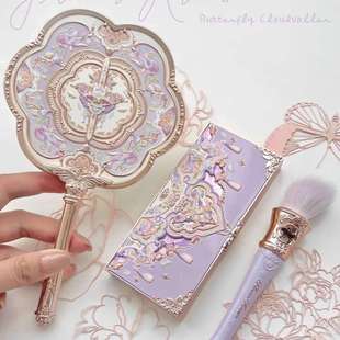 花知晓新品蝴蝶云肩周边手柄镜子手持镜中式古风汉代国风手柄镜子