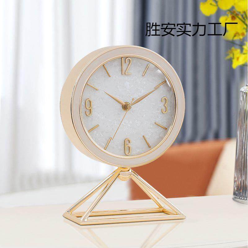 轻奢座钟简约钟表欧式客厅台式时钟摆件创意个性装饰坐钟桌面台钟,鲜花速递/花卉仿真/绿植园艺,割草机/草坪机,淘宝优惠券,粉丝福利购,淘宝优惠卷