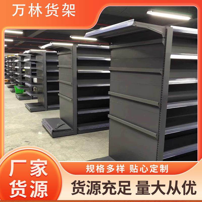 超市货架展示架便利店货架单双面零食货架精品母婴店货架