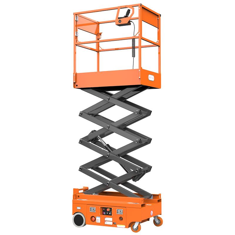 自行走升降机电动液压举升机平台可驾驶旋转充电式可移动便携式