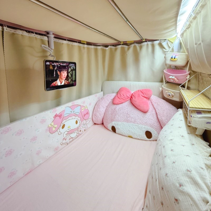 【宿舍好物】美乐蒂m床头靠垫玩偶抱枕可爱卡通床上床头靠垫靠背