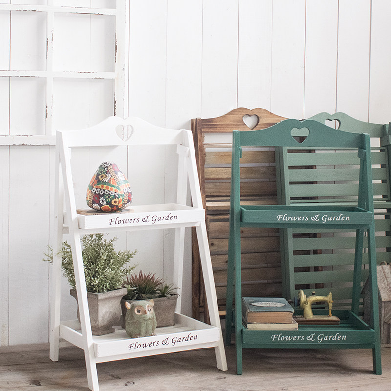 户外防腐复古实木花架几多层方形置D物架子阶梯落地式阳台多肉花