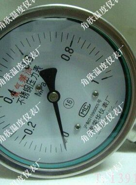 10/耐高温全/不锈钢压力表BF 厂Y上海0荣华1仪表-MPA/0