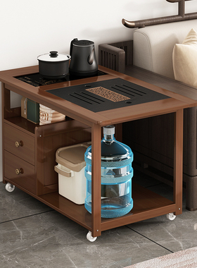 沙发边几可移动茶几客厅家用茶台非实木烧水壶一体茶水柜2.024新