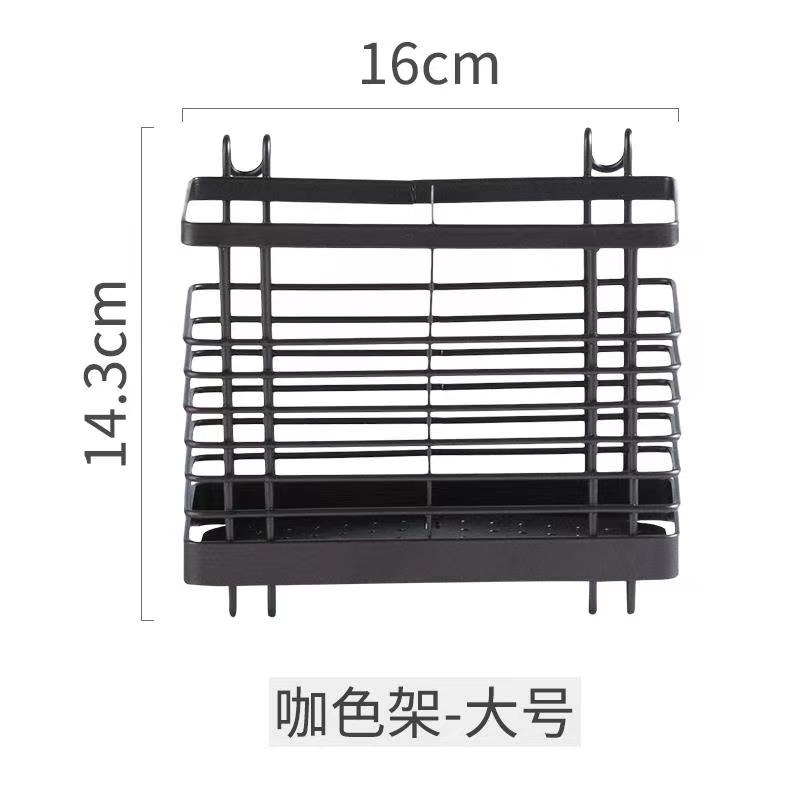 铁艺筷子置物架家用沥水筷子架壁挂式厨房筷子篓R免打孔不锈钢笼