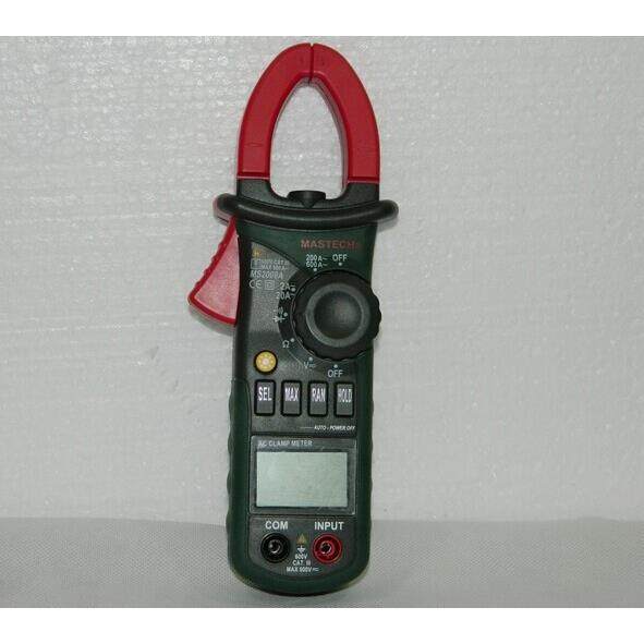 现货 华仪MASTECH钳形万用表MS2008A 自动量程600A小型钳型表