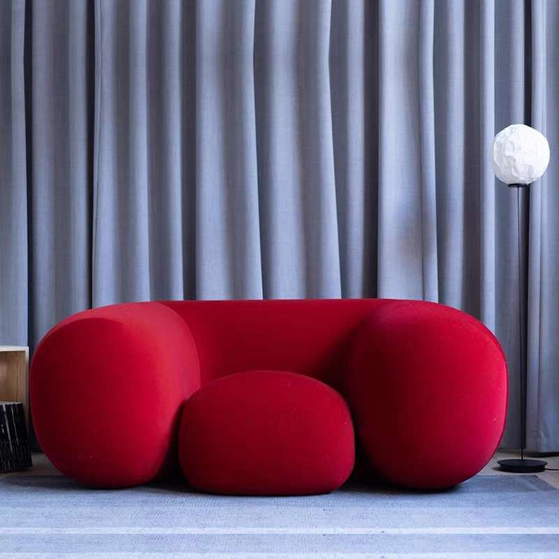 Sfoolux火MOLLO高端艺术设计懒人休闲布艺客厅单人沙发
