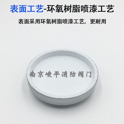 新品衬塑银色沟槽盲板给水管件饮用水管道涂塑卡箍阻流塞盖型螺母