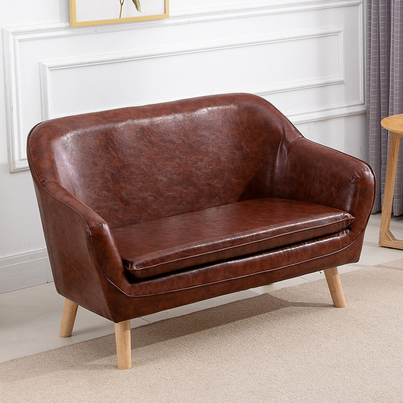 办公沙发茶几组合商务接待室会客组合小型心理Q咨询办公室双人简