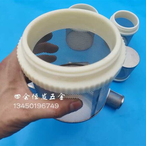 不锈钢过滤网罩水泵油泵过滤头4分6分1寸3寸4寸外丝网筛接头网筒