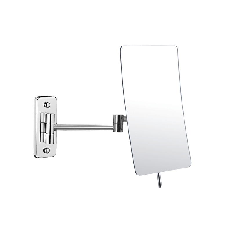 浴室化妆b镜折叠酒店卫生间旋转伸缩镜子单面放大美容镜壁挂免打