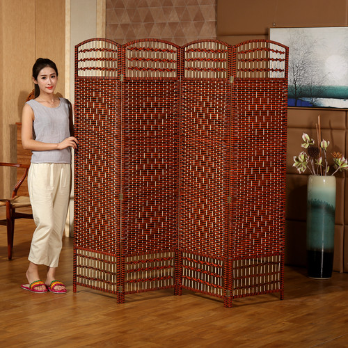 屏风玄关隔断墙客厅卧室遮挡折叠简约现代办公室移动X小折屏帘家