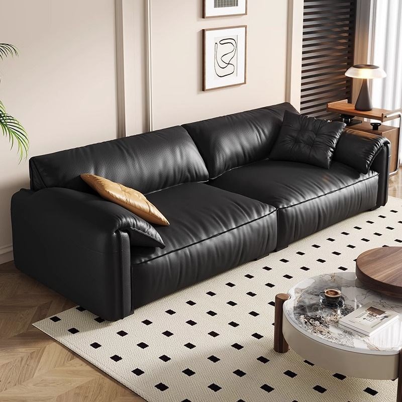 法式奶油风科技布艺大象耳朵沙发客厅现代简约直排三人位X2024新