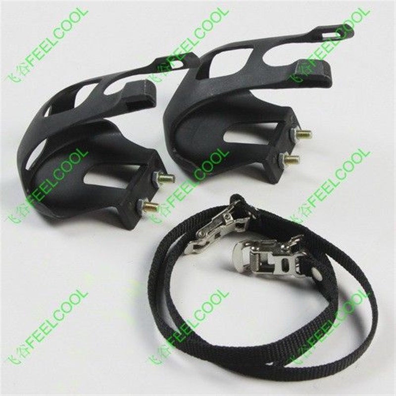 死飞车彩色狗嘴i套1对自行车脚踏板脚蹬脚套束脚带束带脚套