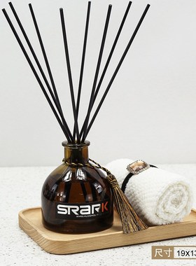 浴室柜摆件小饰品卫生间软装香薰样D板间洗手台台面样板房托盘摆