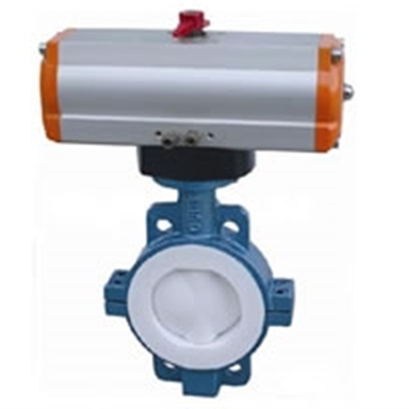 D671Fd46 气动衬氟蝶阀 气动蝶阀,衬氟蝶阀,蝶阀.