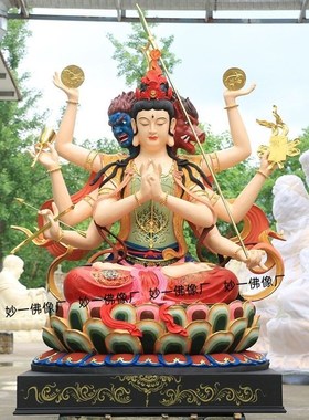 斗姆元君像斗母元君神像紫光圣母斗母星像圆明道姥先天尊供奉摆件