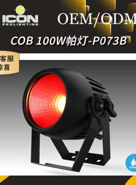 LED100W聚光灯COB户外防雨帕灯多彩染色灯景观投光建筑照明灯