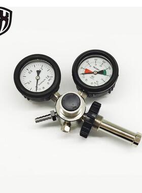 行家选空气呼吸器压力表减压器配件气瓶压力检测表面夜光内外螺纹
