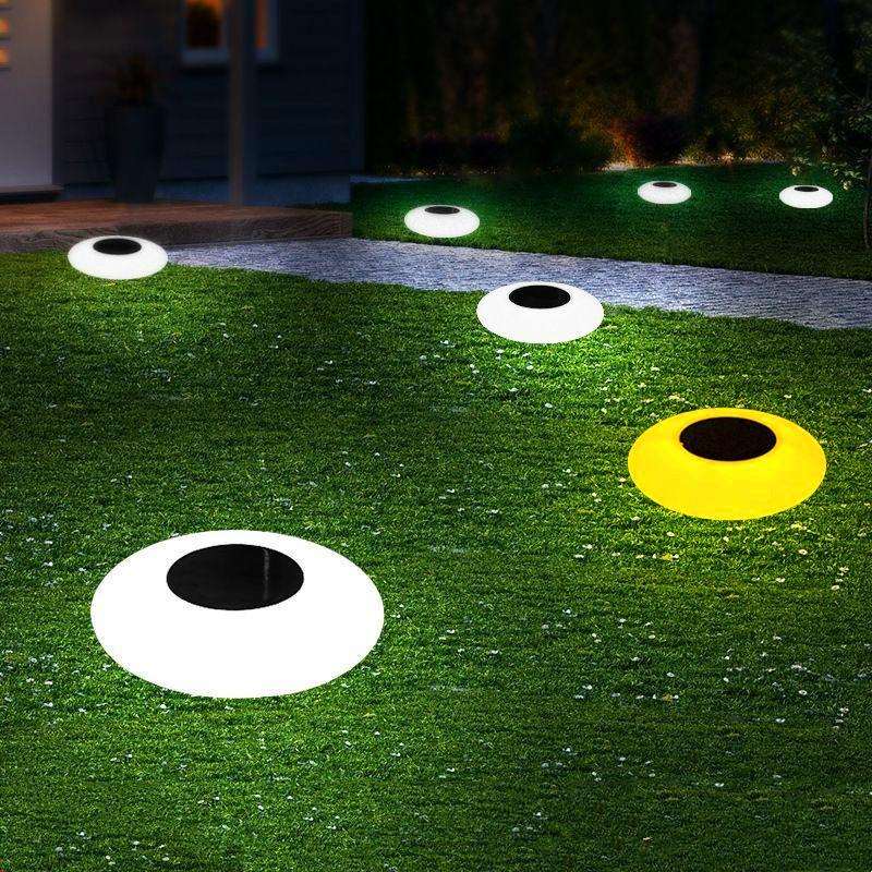 led太阳能飞碟灯户外庭院景观别墅泳池水池水面漂浮灯草地草坪灯