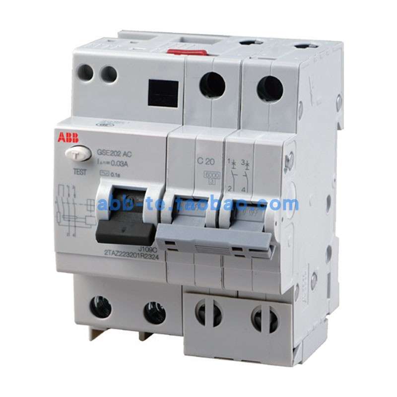 ABB漏电保护开关家用断路器GSE203 C6~C63三极保护