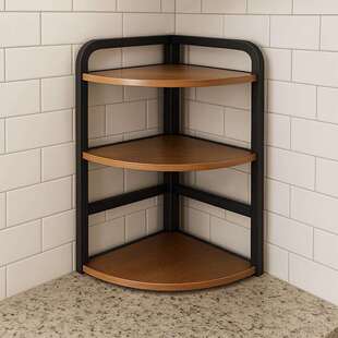 厨房置物架台面三角调料架转角调料品收纳架新款多功能调味料架子