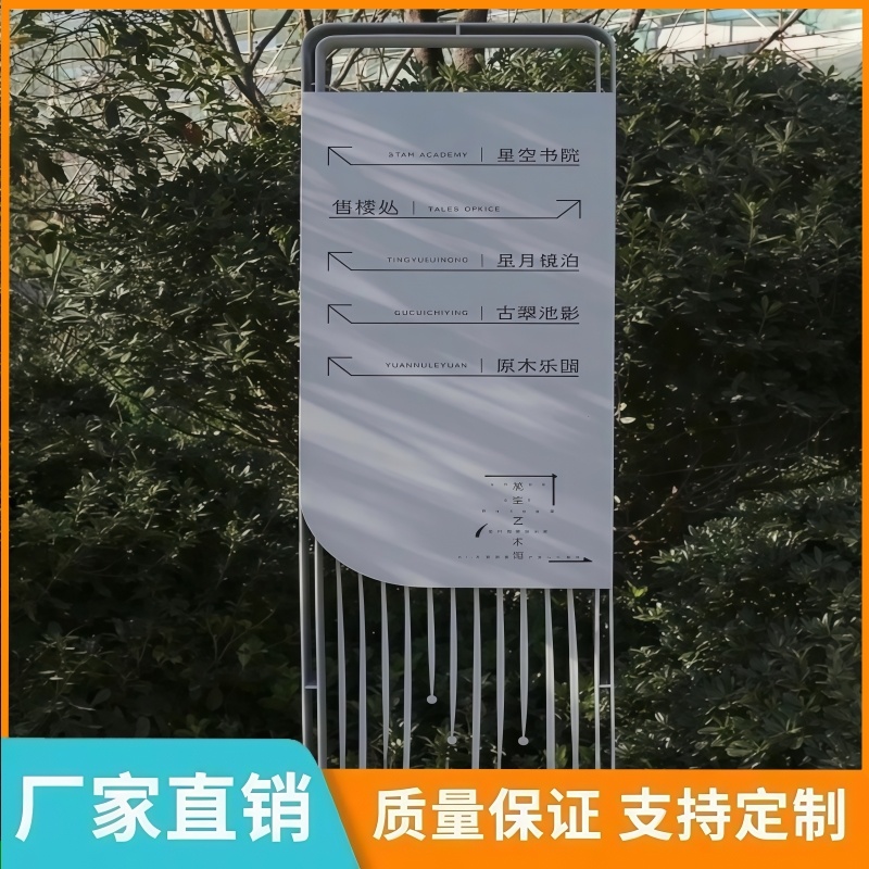 导视牌定制导向牌引路牌标识牌立牌标牌引导牌村牌精神堡垒广告牌