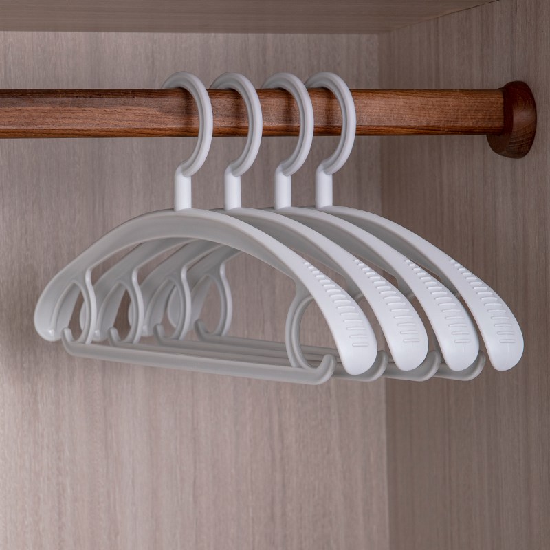 无痕晾衣架宽肩j防肩角衣挂家用挂衣收纳晒衣撑凉衣架子不起包变