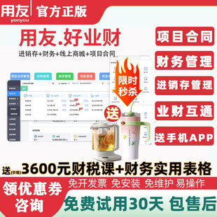 用友软件云ERP财务好业财业务管理软件服装销售库存进出库管理系统手机网络版t1升级采购销售管理库存核算