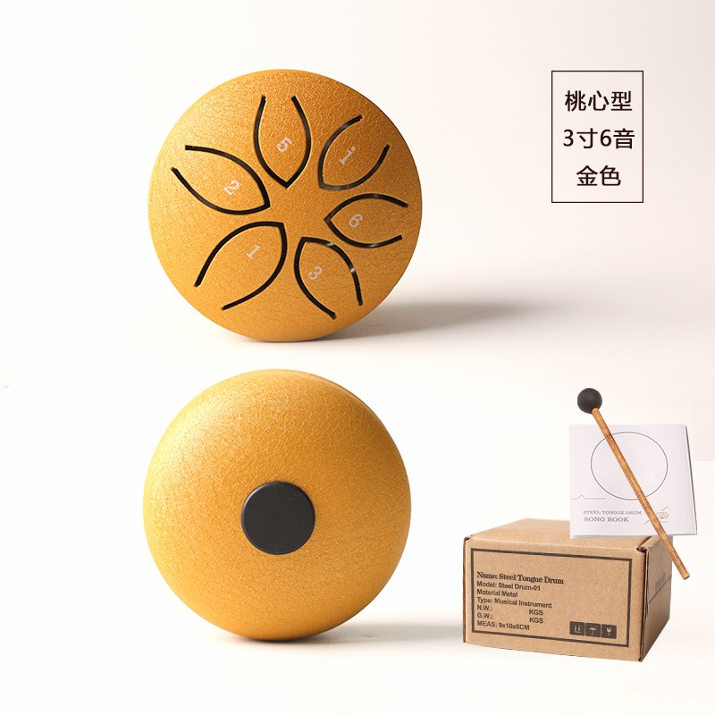 空灵鼓8寸11音jc调3寸 6寸12寸初学无忧鼓钢舌鼓手碟鼓打击乐器