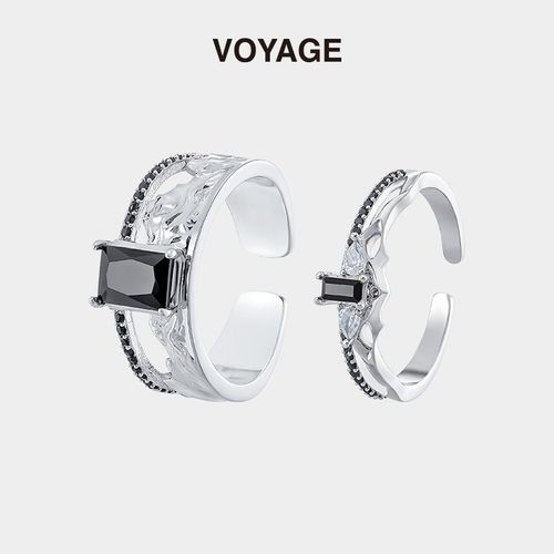 恋与深空秦彻生日周边100级羁绊戒指女情侣可调S节对戒指环学生党