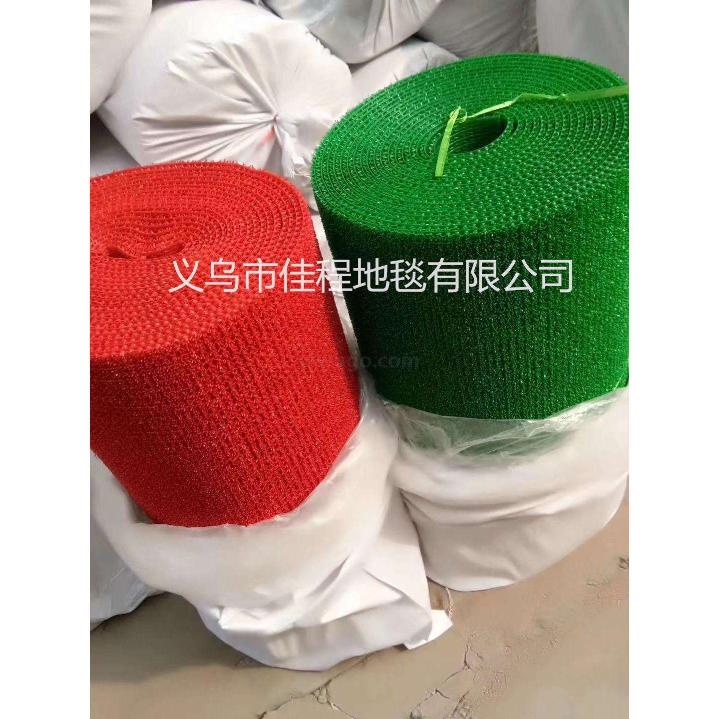 卷材绿色红色卷材草坪地垫走廊过道植物花卉地毯楼梯地垫可裁剪