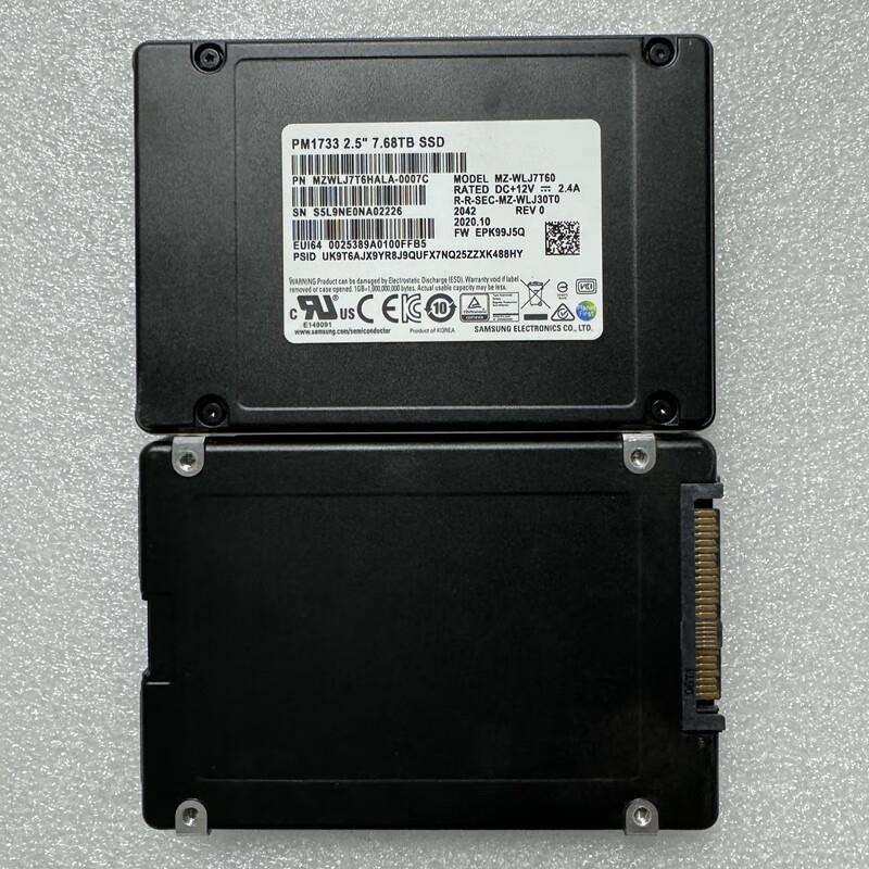 PM1733 7.68T U.2 PCIE4.0 高速SSD