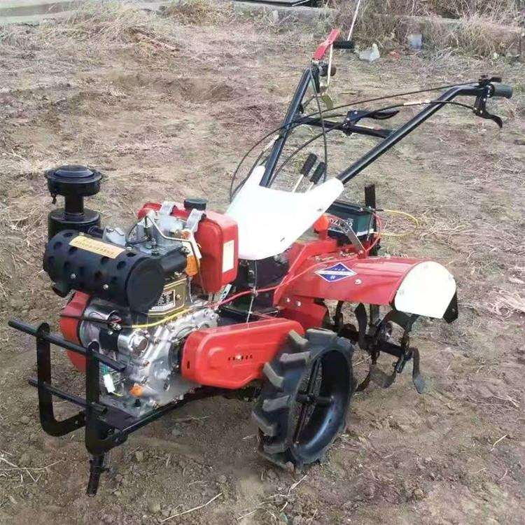 两驱四驱微耕机厂家多功能小型耕地机手扶式农用开沟机果园中耕机