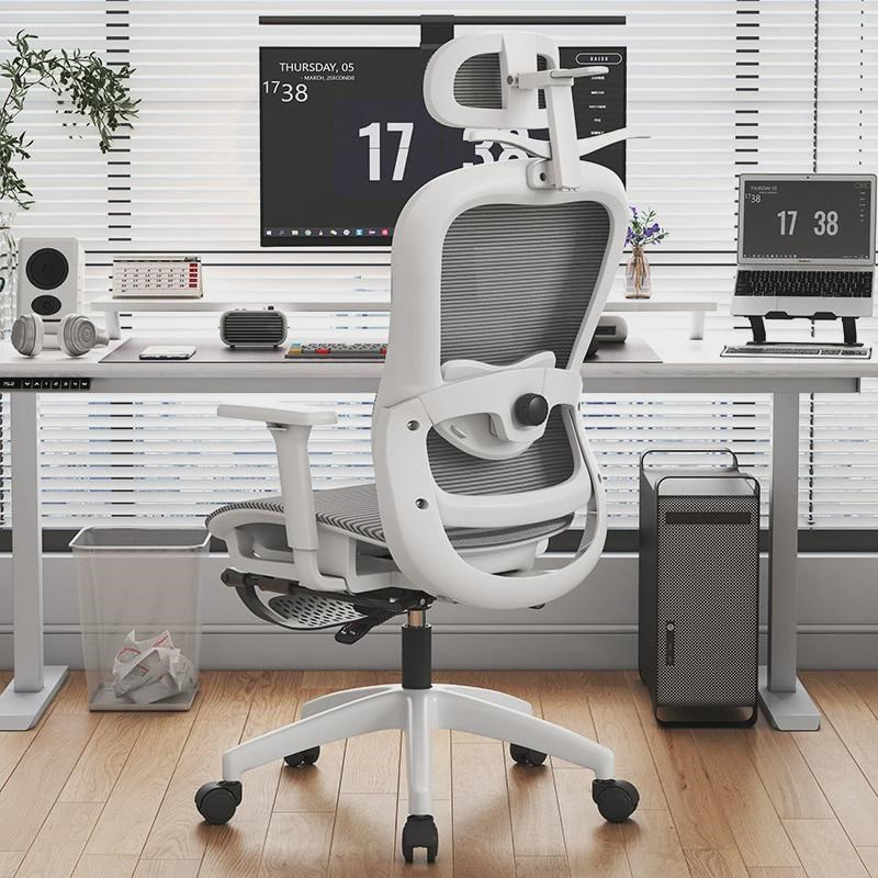 人体工学椅电脑椅家用坐垫可逍遥镂空办公椅可躺3d扶手3d头枕4d腰