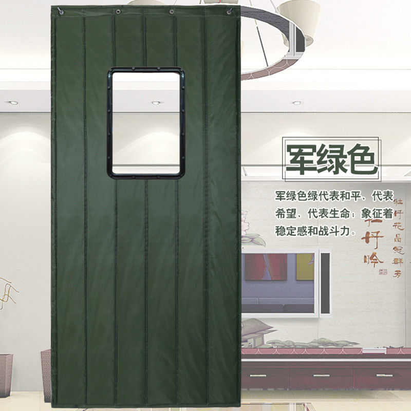 防寒隔热空调隔音子门帘防风冬季加厚门帘棉隔断保暖家用农村保温