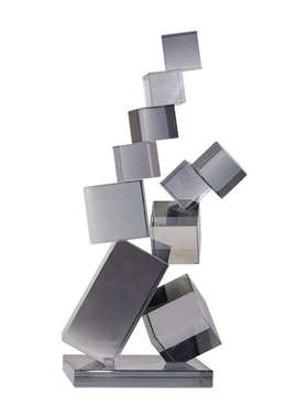 北欧轻奢水晶摆件艺术品创意样板房装饰品家居客厅电视柜玄关摆设