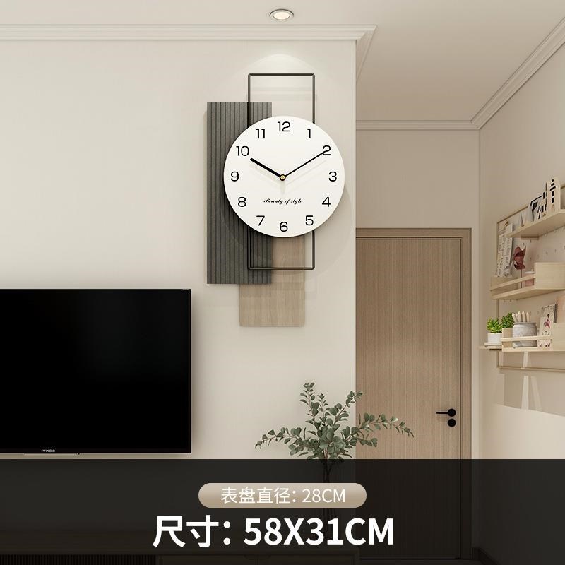 现代简约轻奢钟表挂钟客厅新w款网红家用时尚挂墙时钟创意装饰挂
