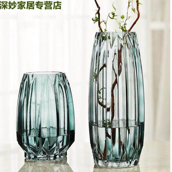 花瓶富贵竹专用转运竹水竹观音竹冬青花屏玻璃欧式北欧水培花器