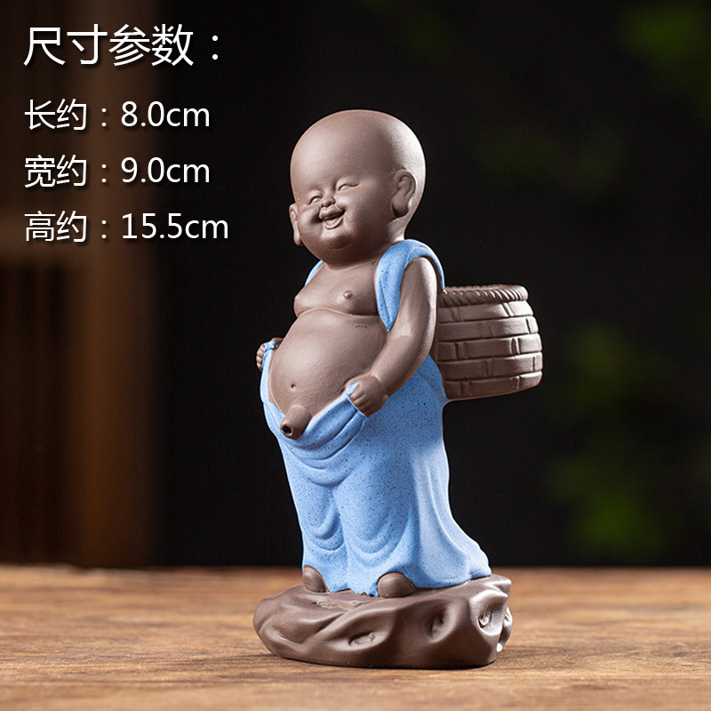 茶宠小人尿童可养变色尿娃t喷水摆件茶童茶桌紫砂撒尿小孩搞笑茶