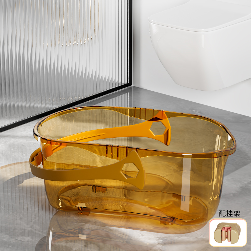 洗拖把桶长方形加大号平板拖布桶单桶拖地提桶塑料方桶Z家用墩布