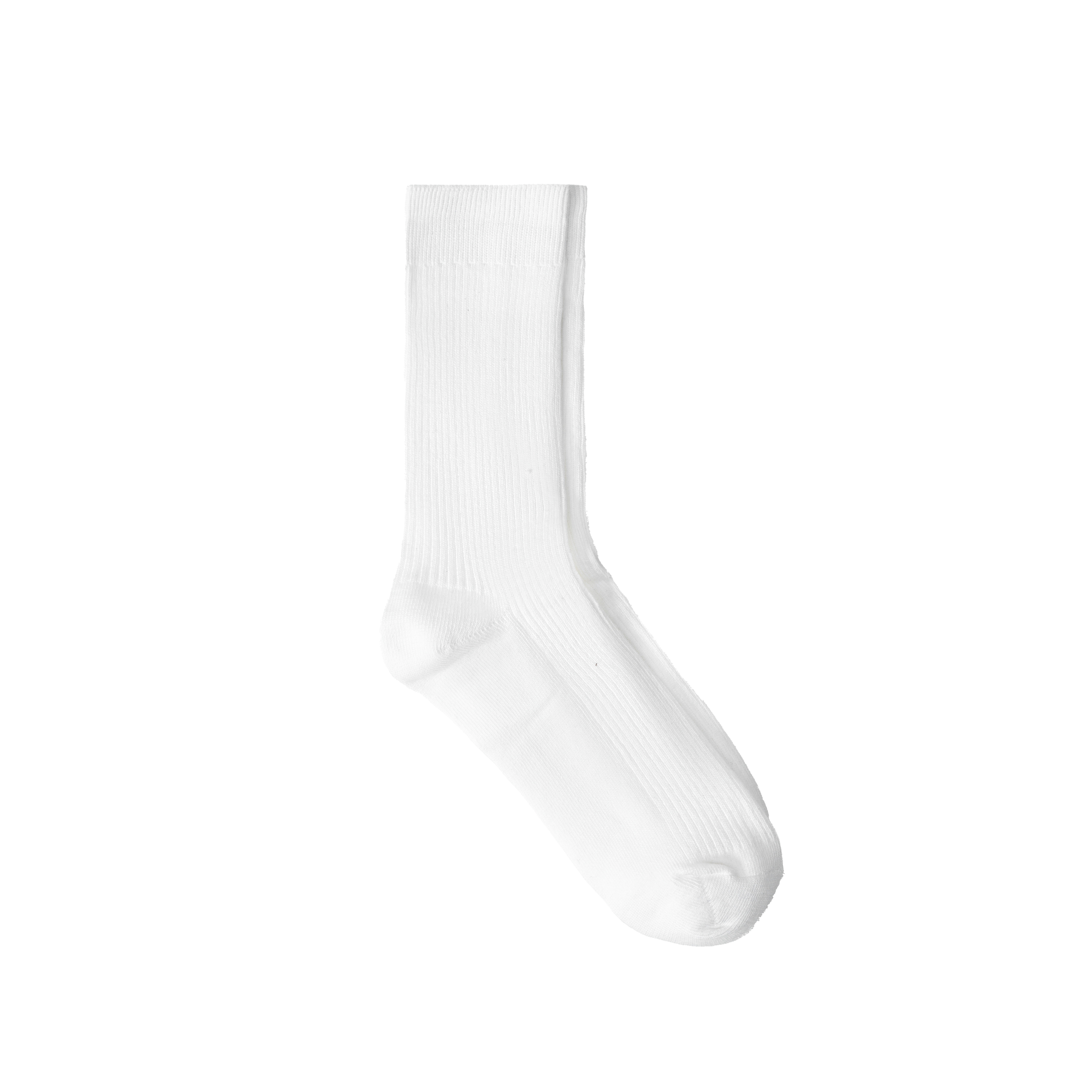 多色竖纹中筒袜百搭舒适质感