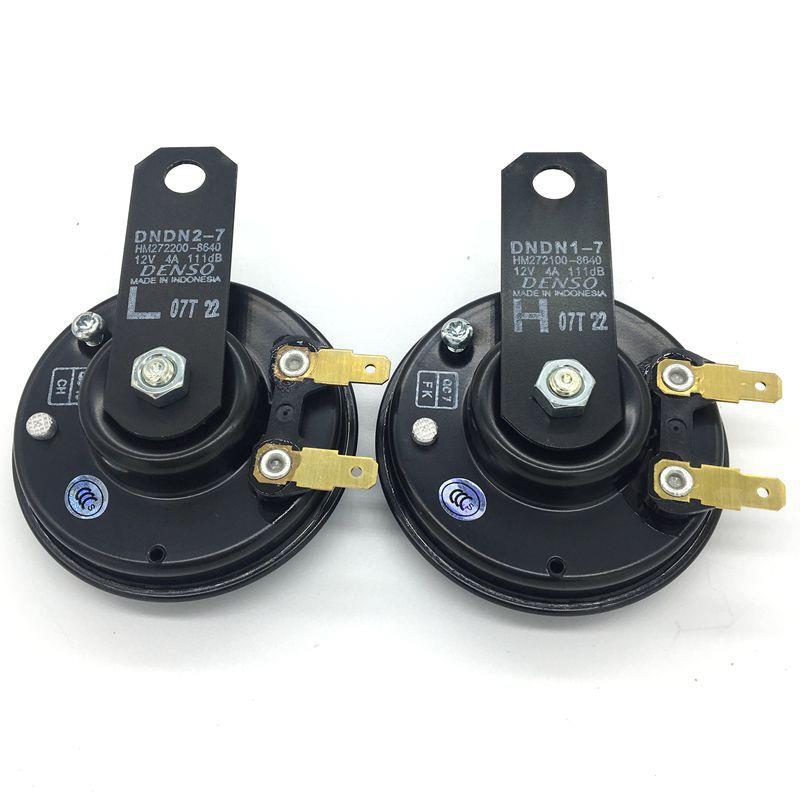 印尼原装电装喇叭防水盆型喇叭双插高低音8640有防伪查询