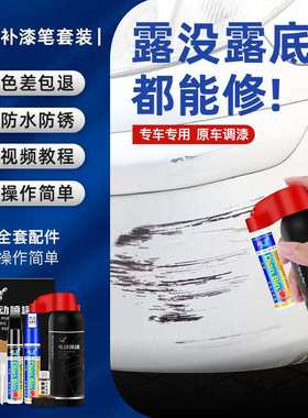 适用极氪001/007/009/7X汽车补漆笔白色电动喷灌补漆自喷漆修补黑