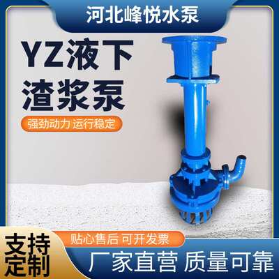 YZ型液下抽砂渣浆泵立式泥浆泵双管液下加长吸沙抽沙泵污水泵