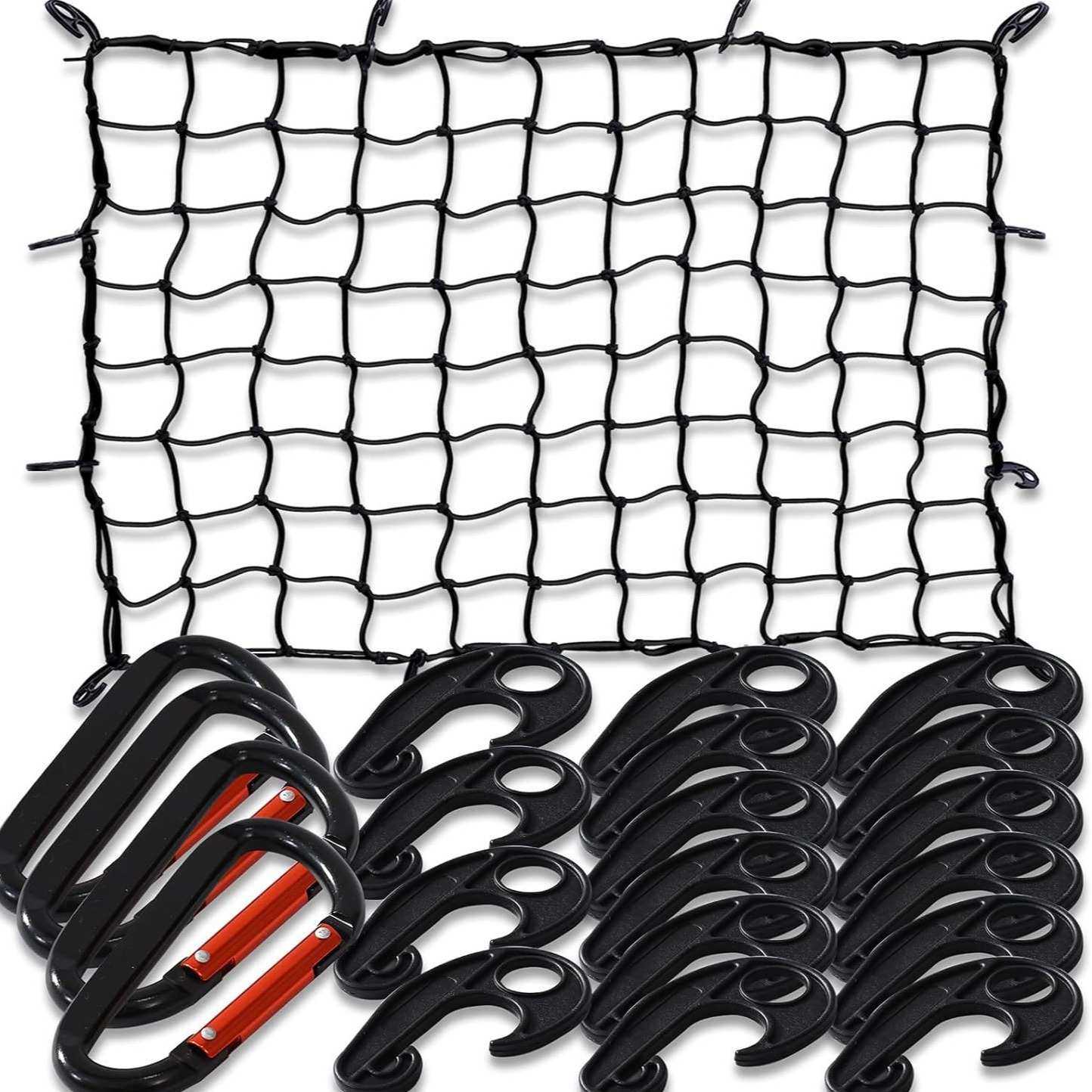 4*6英尺 180*120CM乳胶汽车行李网汽车车顶行李网 车顶