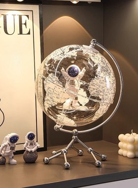 德国地球仪摆件轻奢高级感小众宇航员女童12岁男孩生日礼物